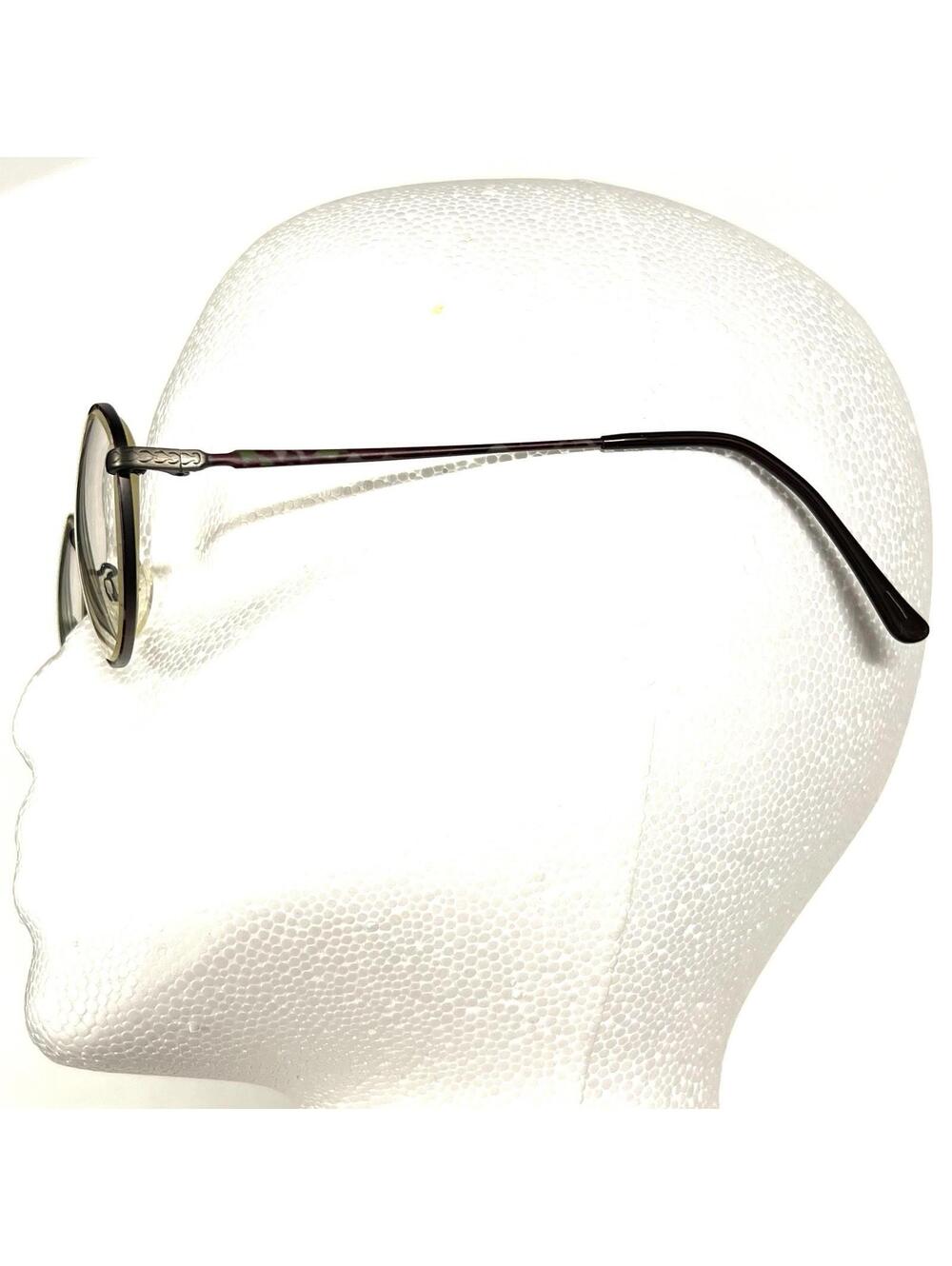 Tiara Eyeglasses Mod-714 DBU 53-16-140 FRAMES ONLY Metal Made In Japan - Picture 4 of 15